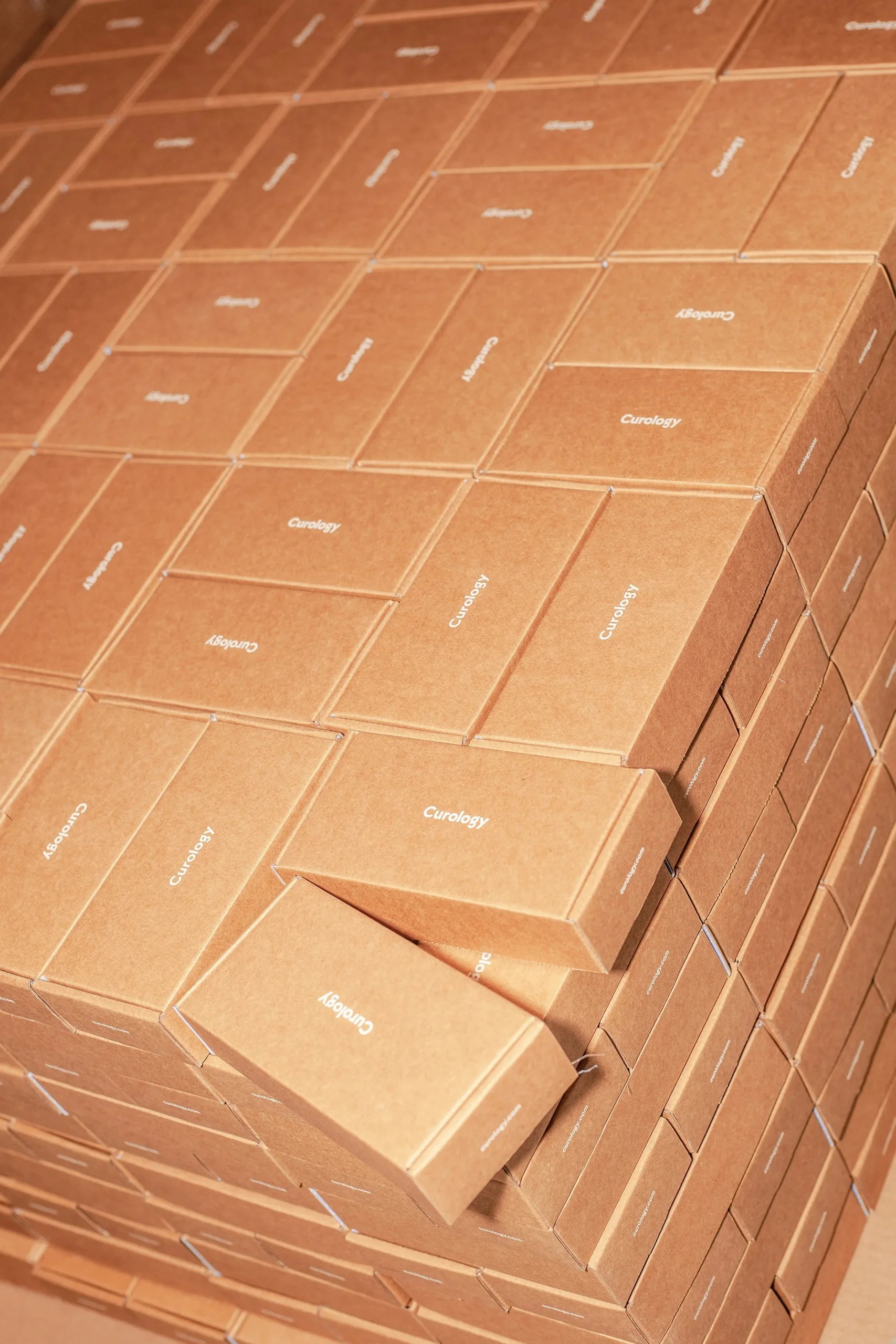 Material em preparação para embalagem